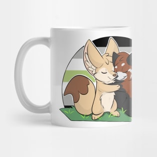 Agender - Fennec Fox + Red Panda Hug Mug